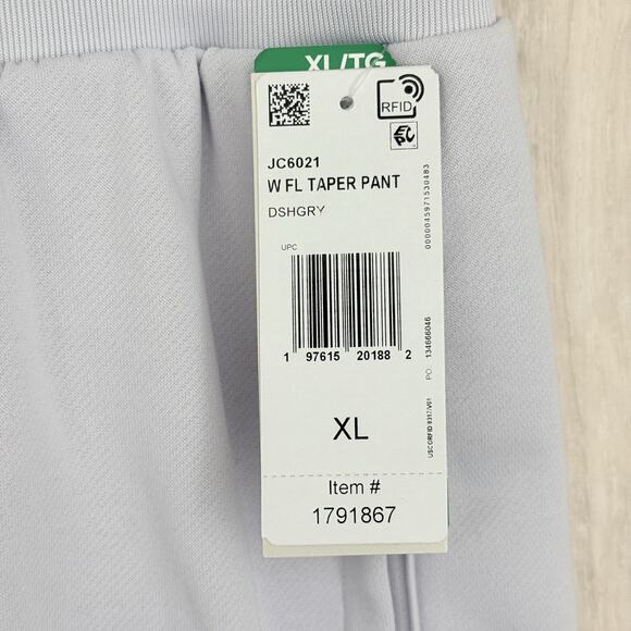 Adidas Pants Women’s XL Fit Tapered Leg Fleece Embroidered Relaxed Fit NEW - Picture 7 of 16